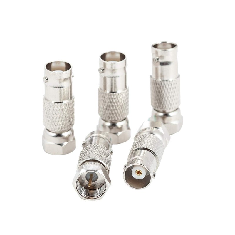 RFAdapter F to BNC, 10 Pack F Male to BNC Female Adapter Coax Connector for Radio Antenna and Video Applications - Image 5